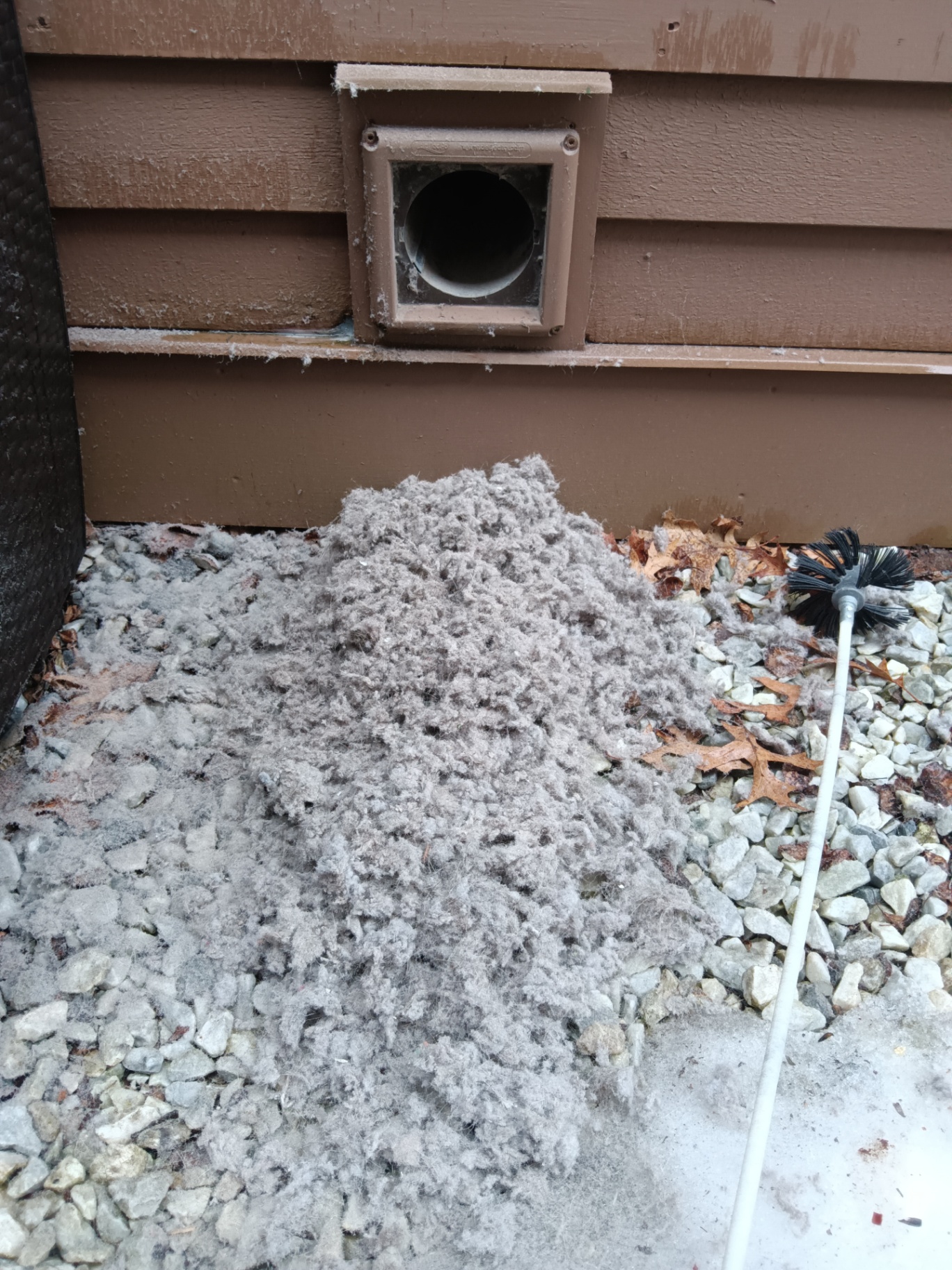 Dryer vent cleaning before and after in Lebanon NH by NorthStar Specialty Cleaning