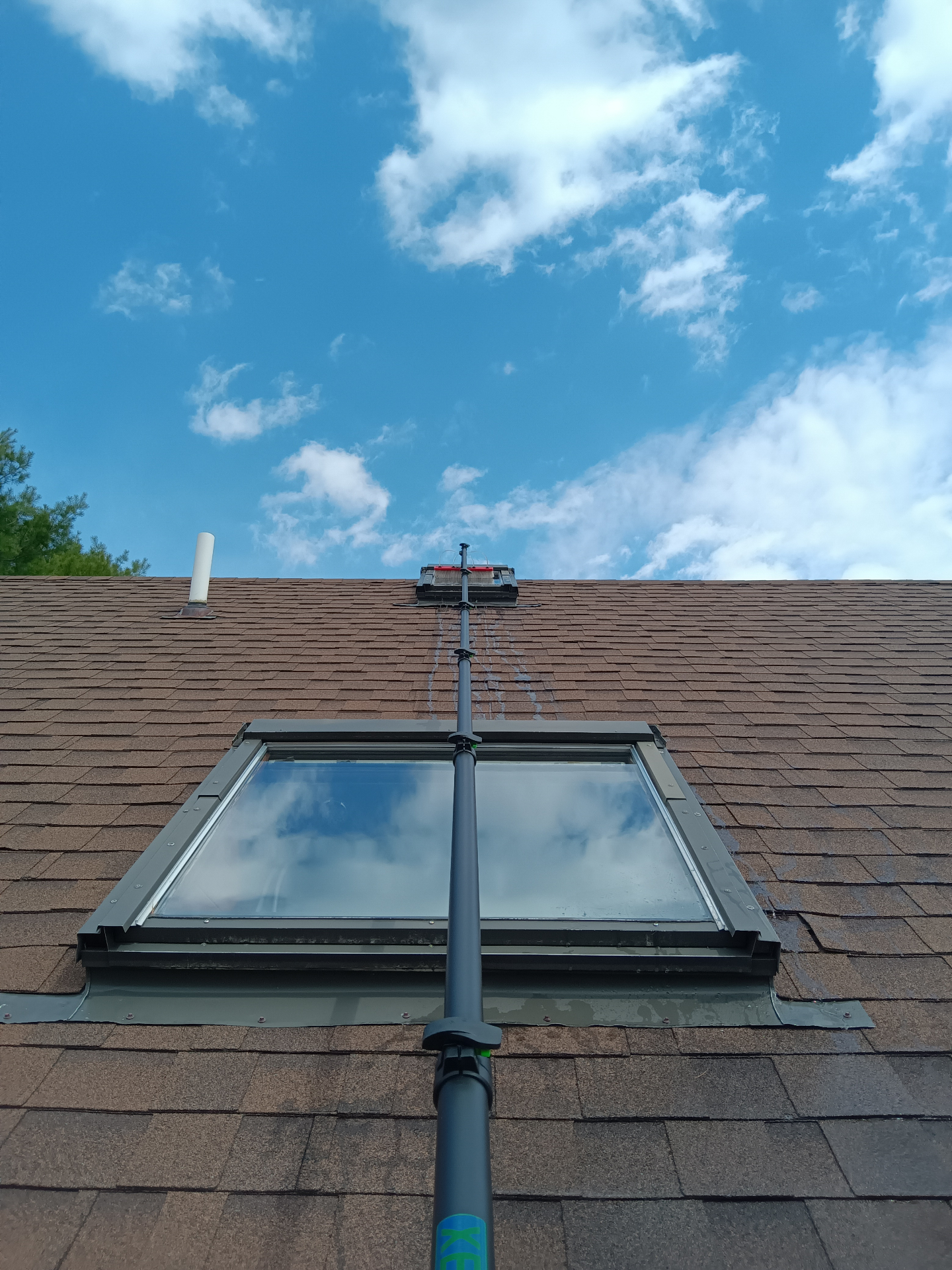 Skylight cleaning in Hanover NH home by NorthStar Specialty Cleaning